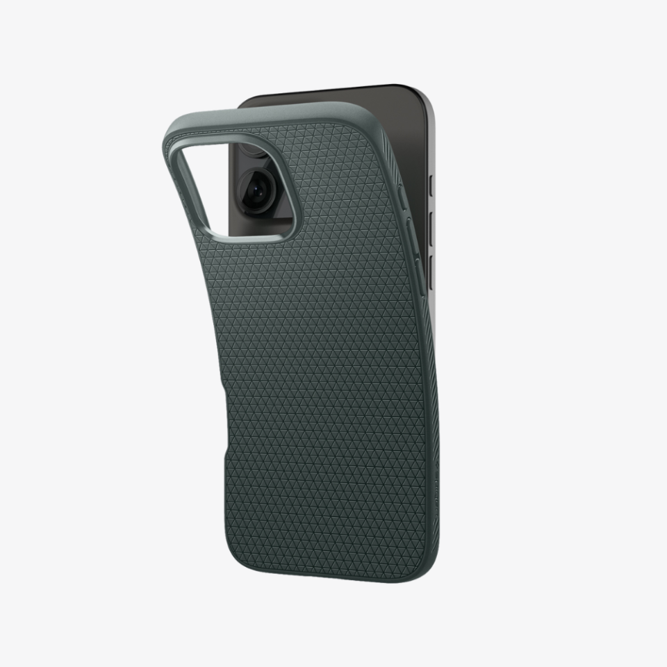 Spigen iPhone 16 Pro Kılıf Liquid Air Abyss Green