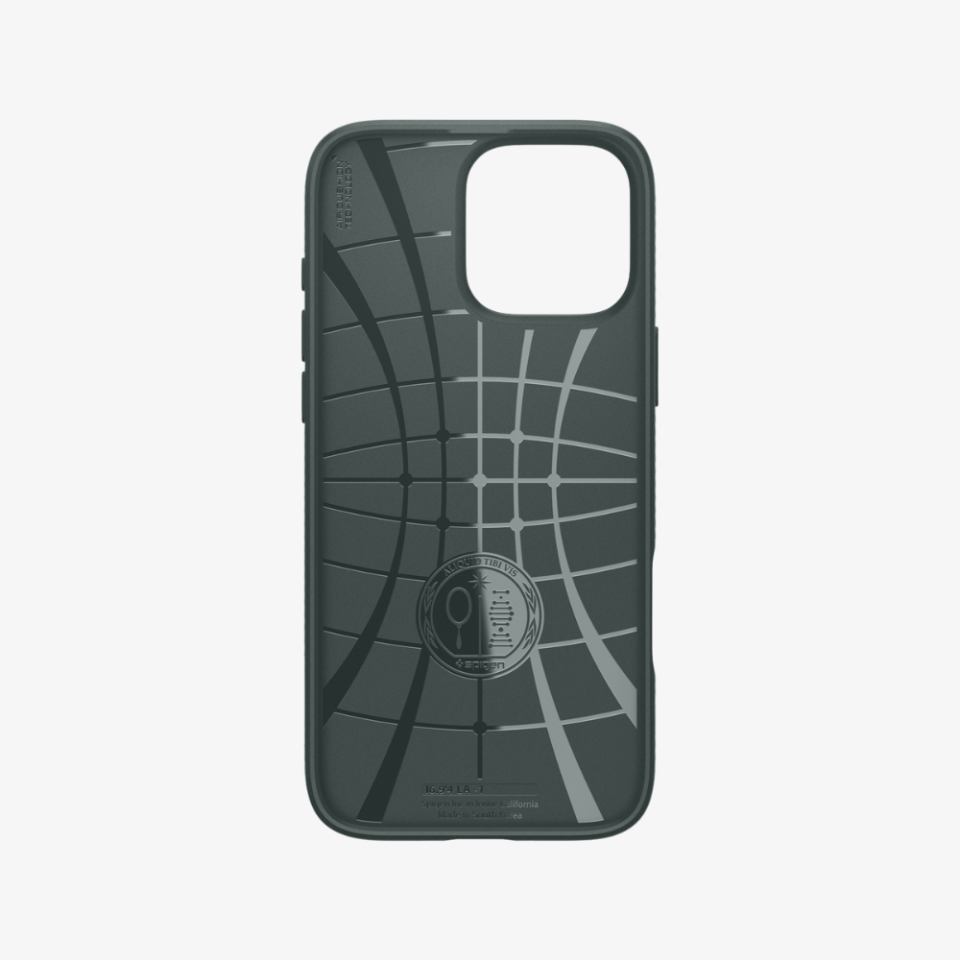 Spigen iPhone 16 Pro Kılıf Liquid Air Abyss Green