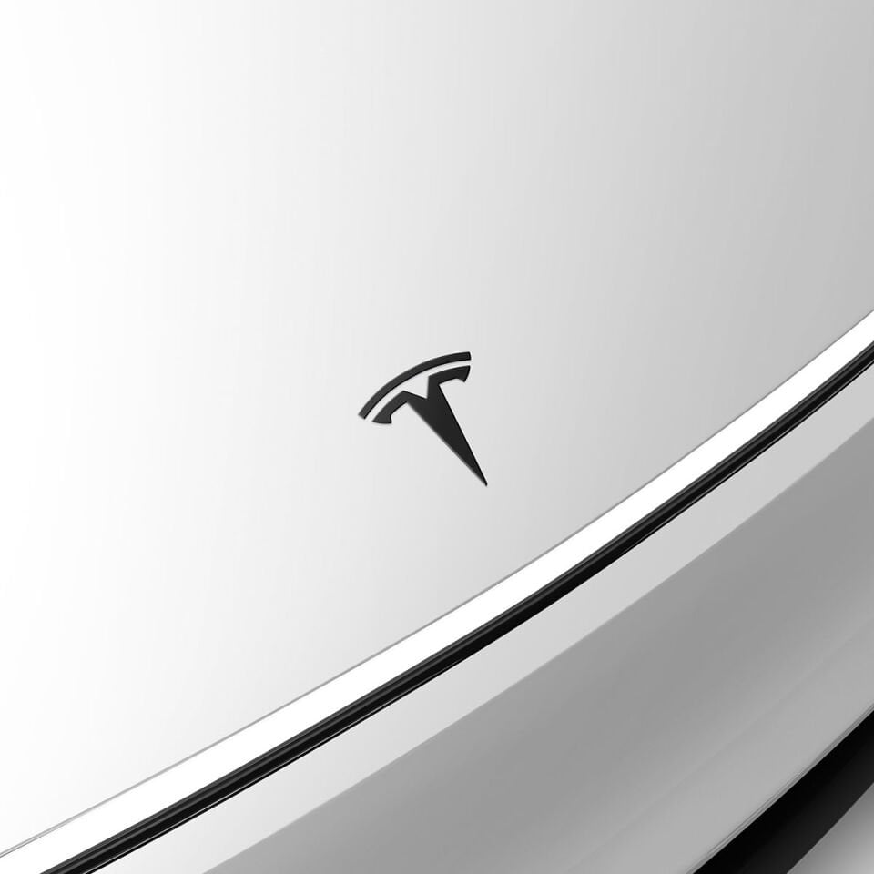 Spigen Tesla Model Y (2026) / (2025) ile Uyumlu Ön Logo Amblem Koruyucu Çizilme ve Hava Koşullarına Dayanıklı - Black TD100B Black
