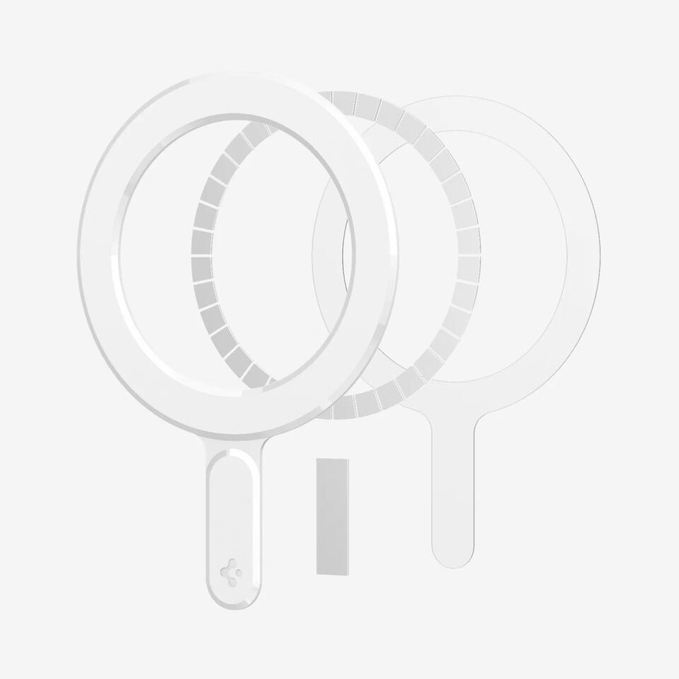 Spigen Magnet Ring Plate (MagFit) MagSafe Özelliği Kazandırma Plakası White