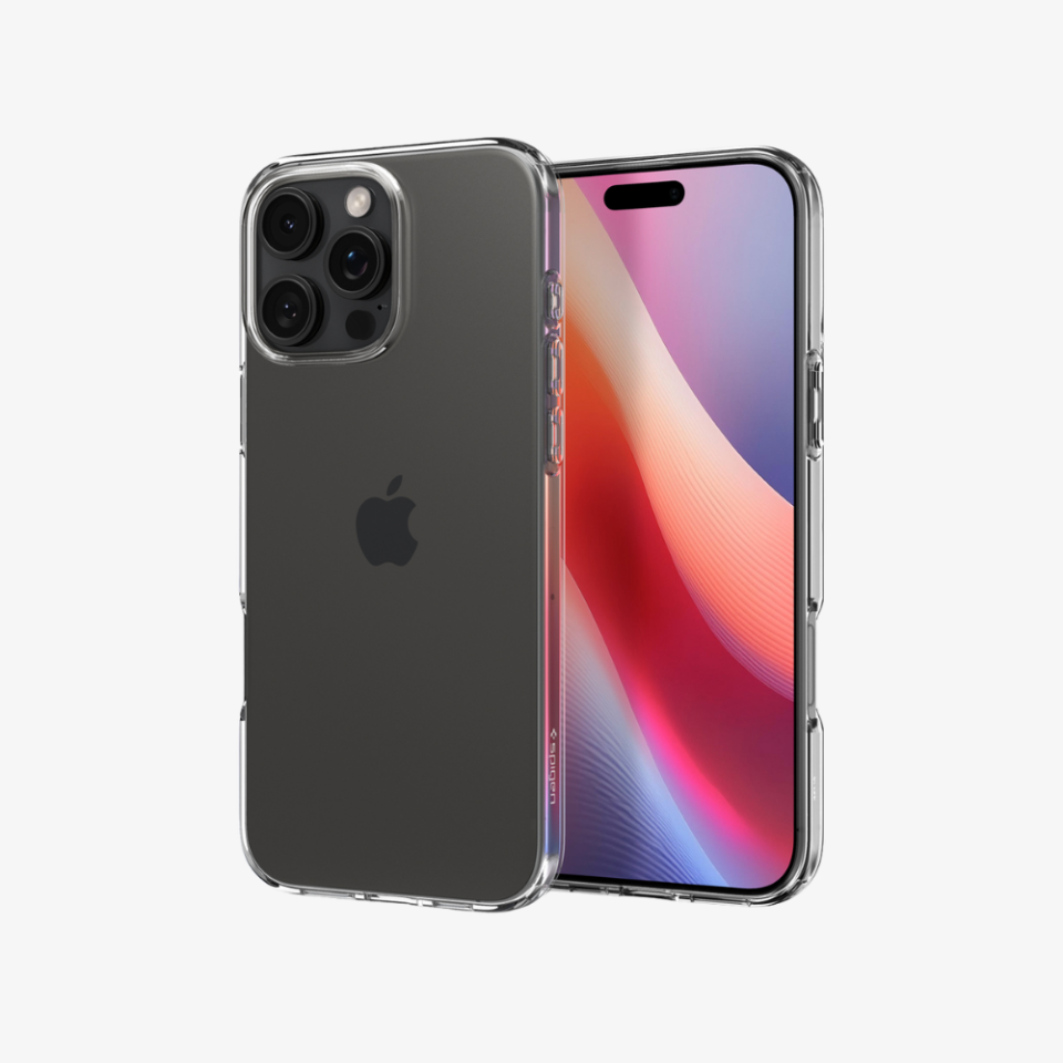 Spigen iPhone 16 Pro Kılıf Liquid Crystal 4 Tarafı Tam Koruma Crystal Clear