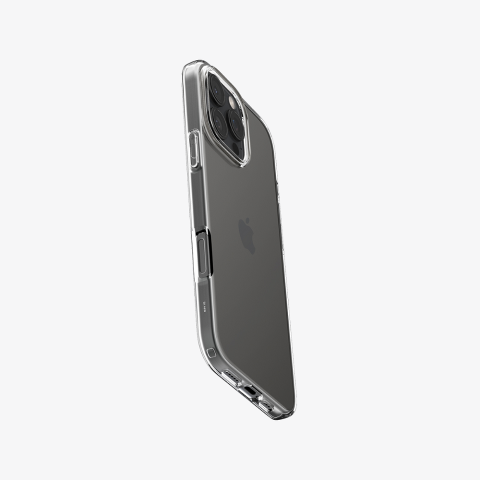 Spigen iPhone 16 Pro Kılıf Liquid Crystal 4 Tarafı Tam Koruma Crystal Clear