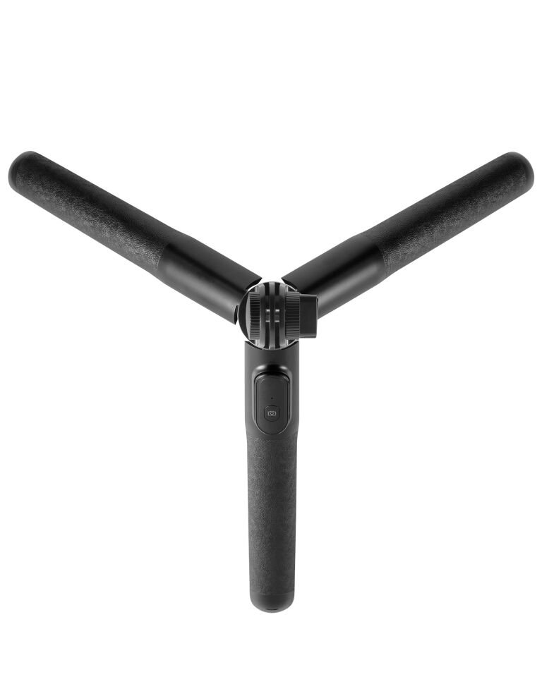 Spigen Kablosuz Bluetooth Selfie Çubuğu Uzaktan Kumandalı Ekstra Güçlendirilmiş Tripod / 1.6 Metre Kadar Uzatılabilir / Kamera & Telefon & GoPro ve Diğer Ekipmanlar ile Uyumlu S560W Black