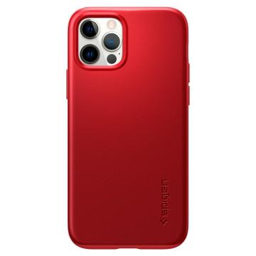 iPhone 12 / iPhone 12 Pro Kılıf, Spigen Thin Fit Pro Red