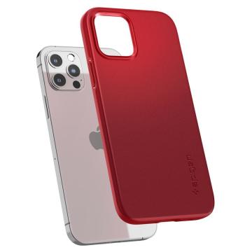 iPhone 12 / iPhone 12 Pro Kılıf, Spigen Thin Fit Pro Red