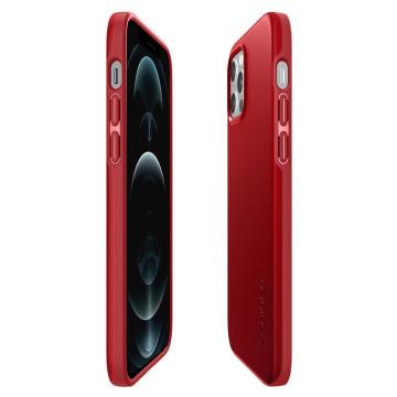 iPhone 12 / iPhone 12 Pro Kılıf, Spigen Thin Fit Pro Red