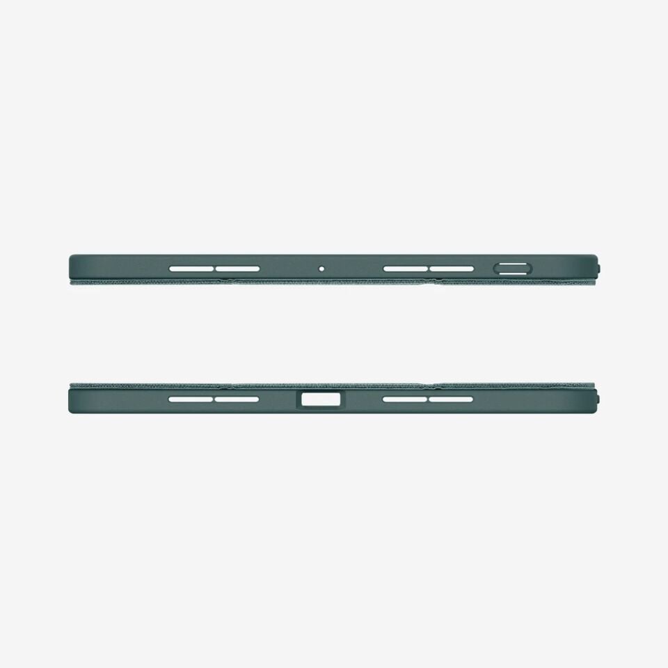 Apple iPad Pro 11 inc (2024) Kılıf, Spigen Urban Fit Dokuma Midnight Green