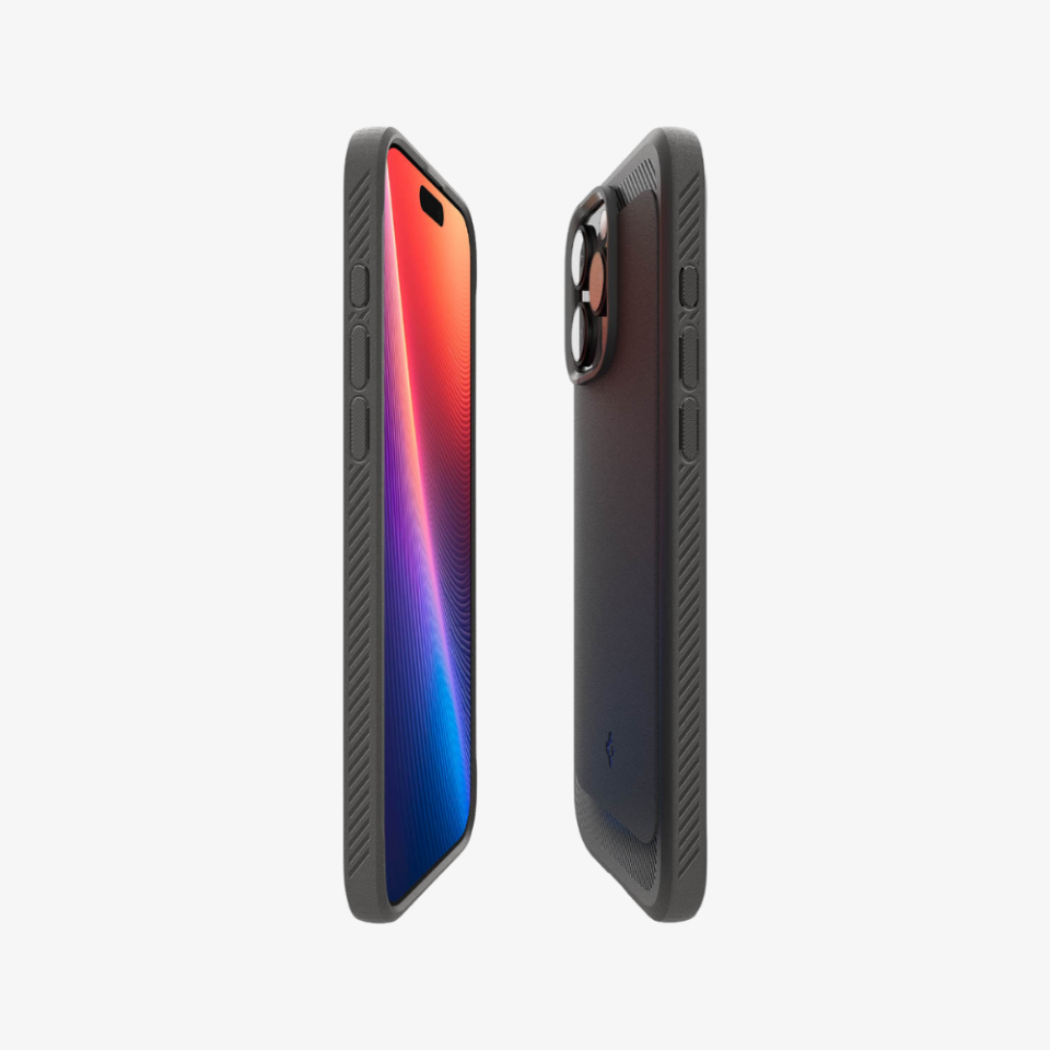 Spigen iPhone 16 Pro Kılıf Rugged Armor MagFit MagSafe Özellikli Matte Black
