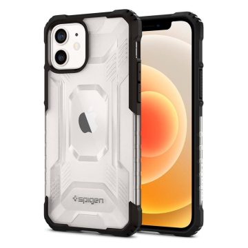 iPhone 12 / iPhone 12 Pro Kılıf, Spigen Nitro Force Matte Black