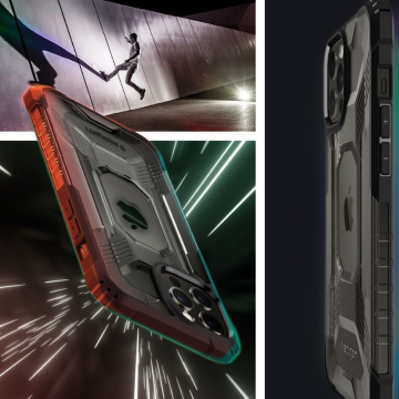 iPhone 12 / iPhone 12 Pro Kılıf, Spigen Nitro Force Matte Black