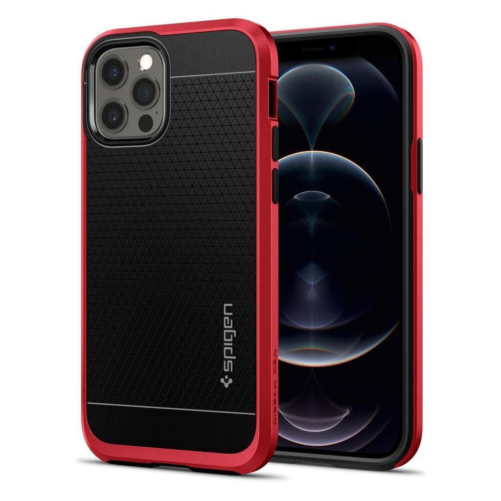 iPhone 12 Pro / iPhone 12 Kılıf, Spigen Neo Hybrid Red