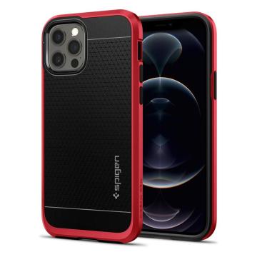 iPhone 12 Pro / iPhone 12 Kılıf, Spigen Neo Hybrid Red