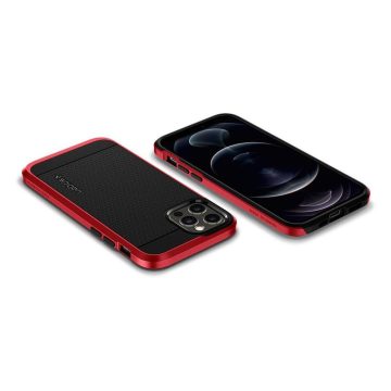 iPhone 12 Pro / iPhone 12 Kılıf, Spigen Neo Hybrid Red