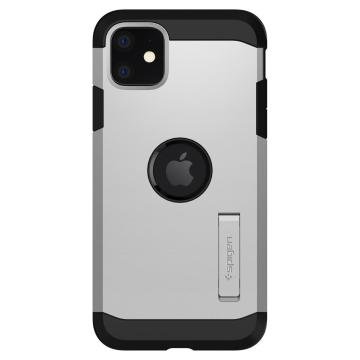 iPhone 11 Kılıf, Spigen Tough Armor XP Satin Silver
