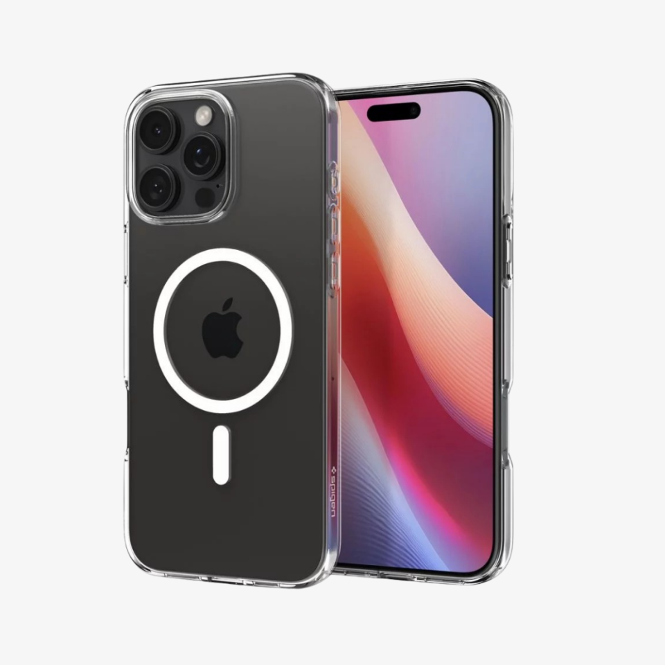 Spigen iPhone 16 Pro Kılıf Liquid Crystal MagFit MagSafe Özellikli Crystal Clear
