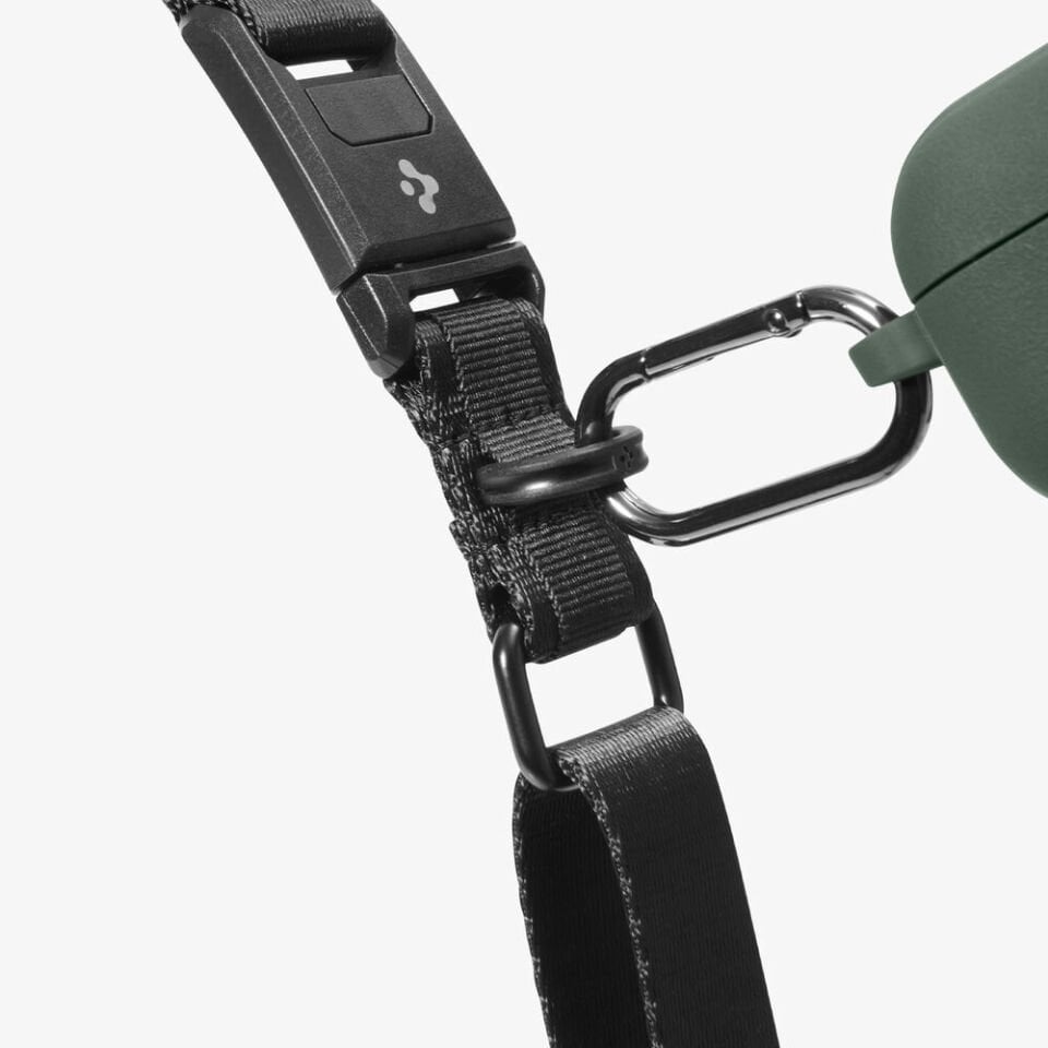 Spigen Universal Crossbody Lanyard Askı Kayışı 2in1 Arada Omuz ve Bilek Askılı Manyetik Tokalı IP Soketli Kılıflar ile Uyumlu Telefon Taşıma Kayışı DA30M