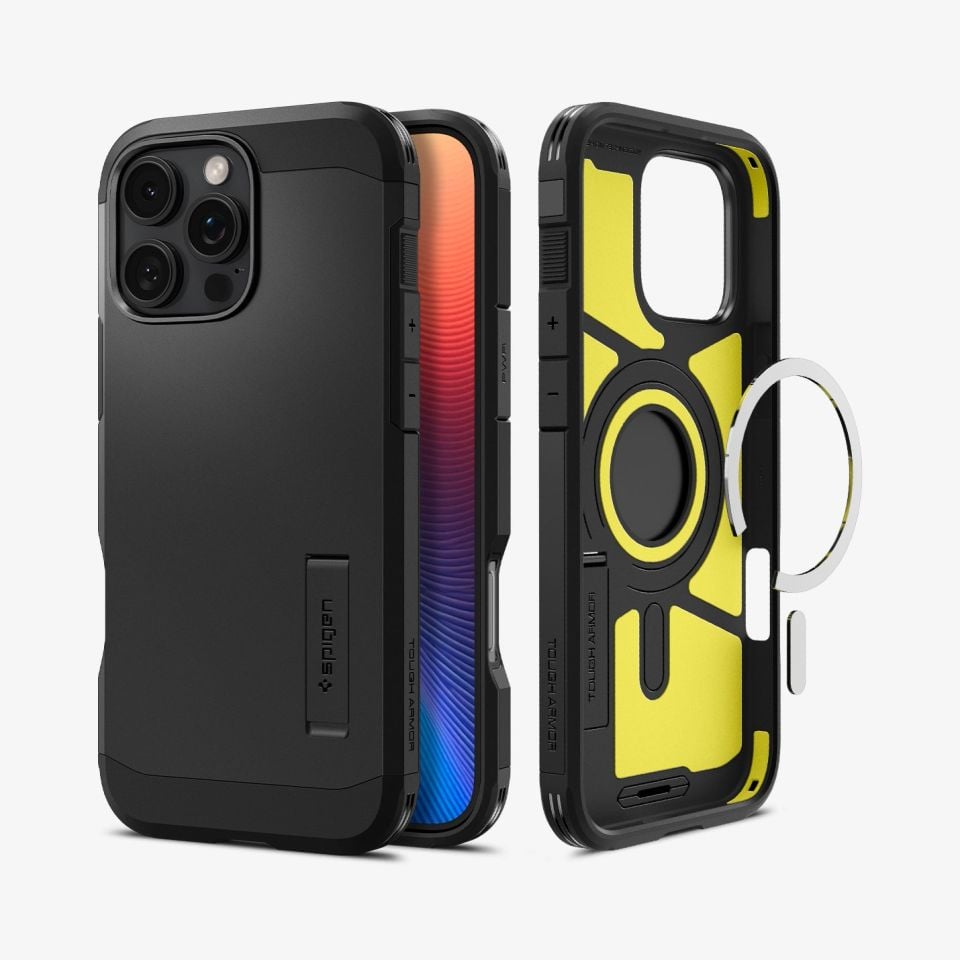 Spigen iPhone 16 Pro Kılıf Tough Armor AI MagFit MagSafe Özellikli