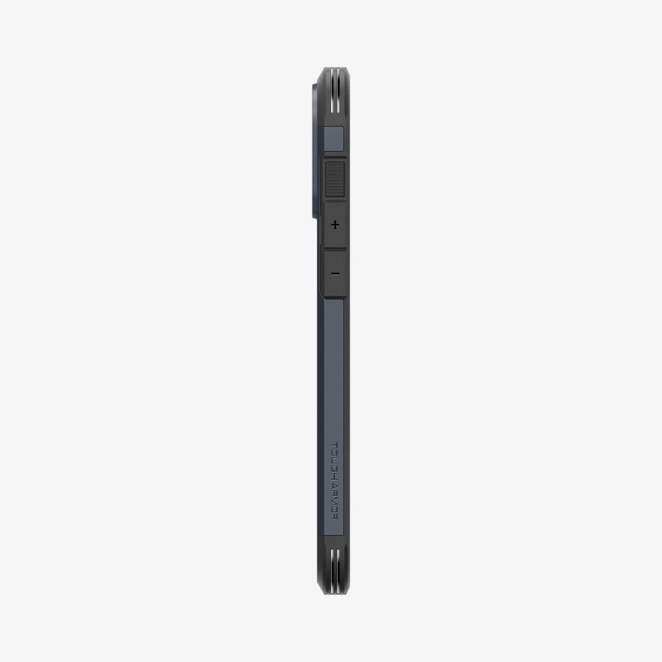 Spigen iPhone 16 Pro Kılıf Tough Armor AI MagFit MagSafe özellikli Kickstand Metal Slate