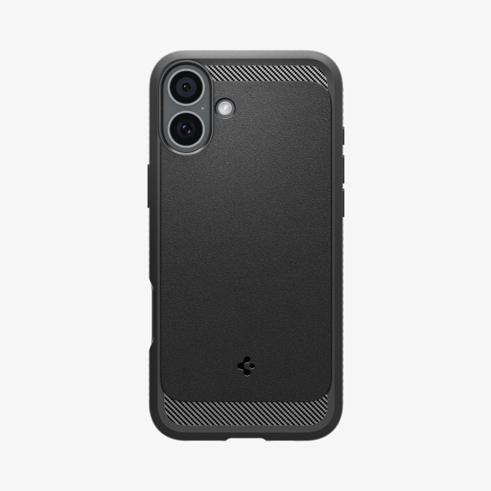 Spigen iPhone 16 Plus Kılıf Rugged Armor MagFit MagSafe Özellikli Matte Black