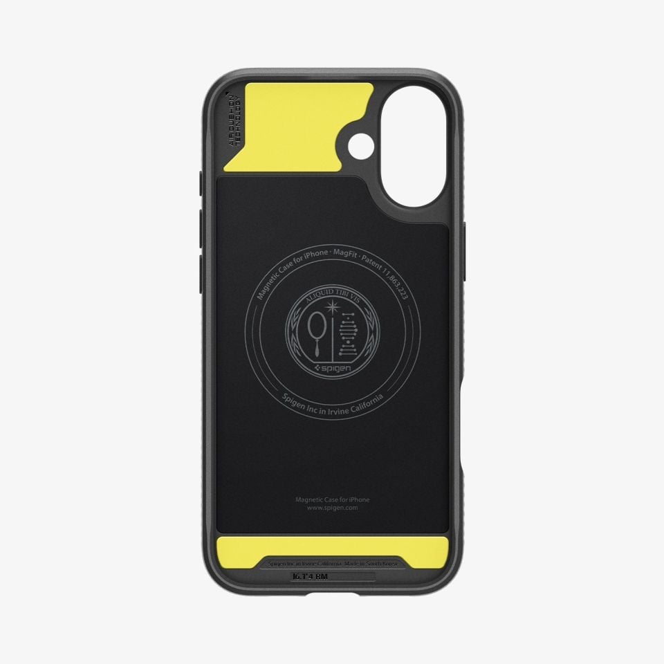 Spigen iPhone 16 Plus Kılıf Rugged Armor MagFit MagSafe Özellikli Matte Black