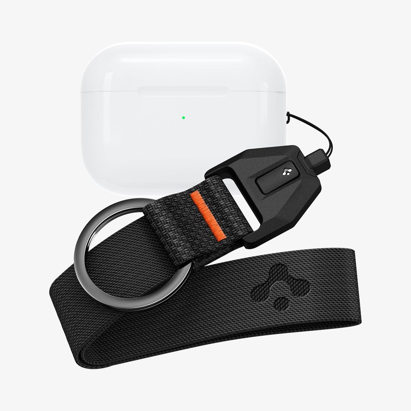 Spigen Universal Wrist Lanyard Bilek Askılı Manyetik Tokalı ConTag IP Soketli Kılıflar ile Uyumlu Telefon Taşıma Kayışı Black