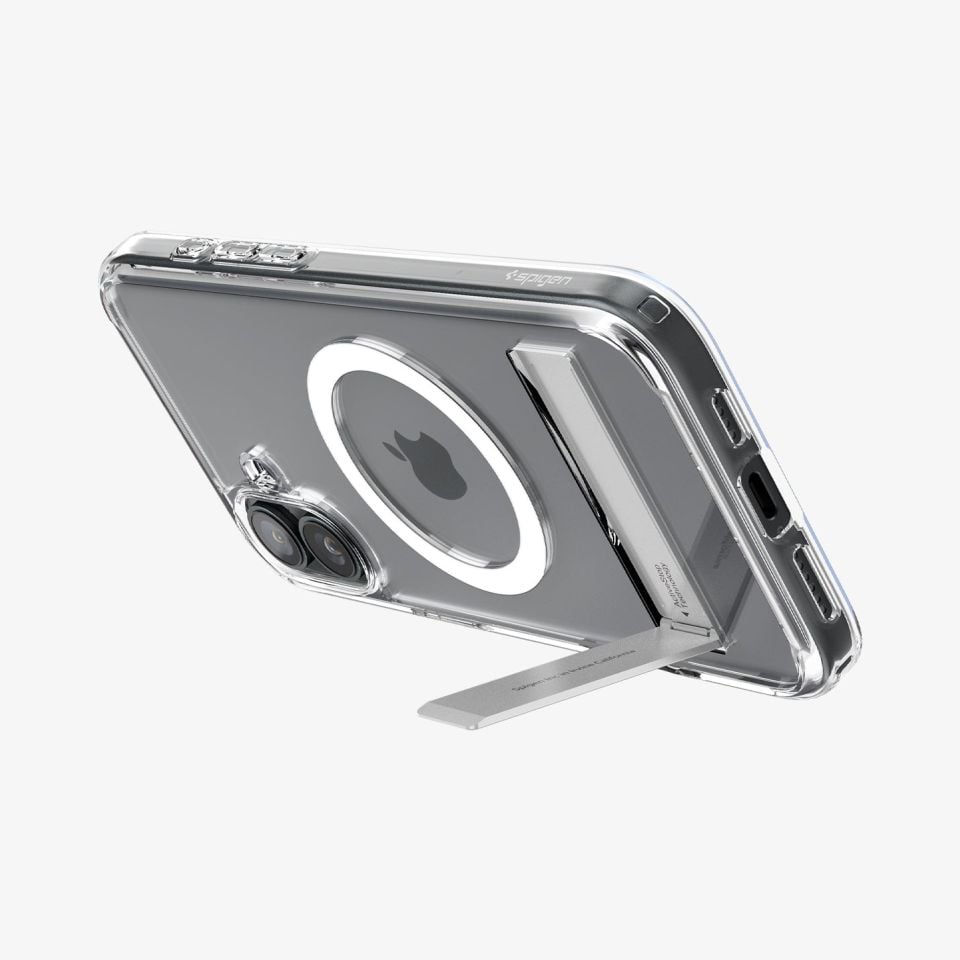 Spigen iPhone 16 Kılıf Ultra Hybrid S MagFit MagSafe Özellikli Crystal Clear