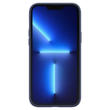 iPhone 13 Pro Max Kılıf, Spigen Silicone Fit Navy Blue