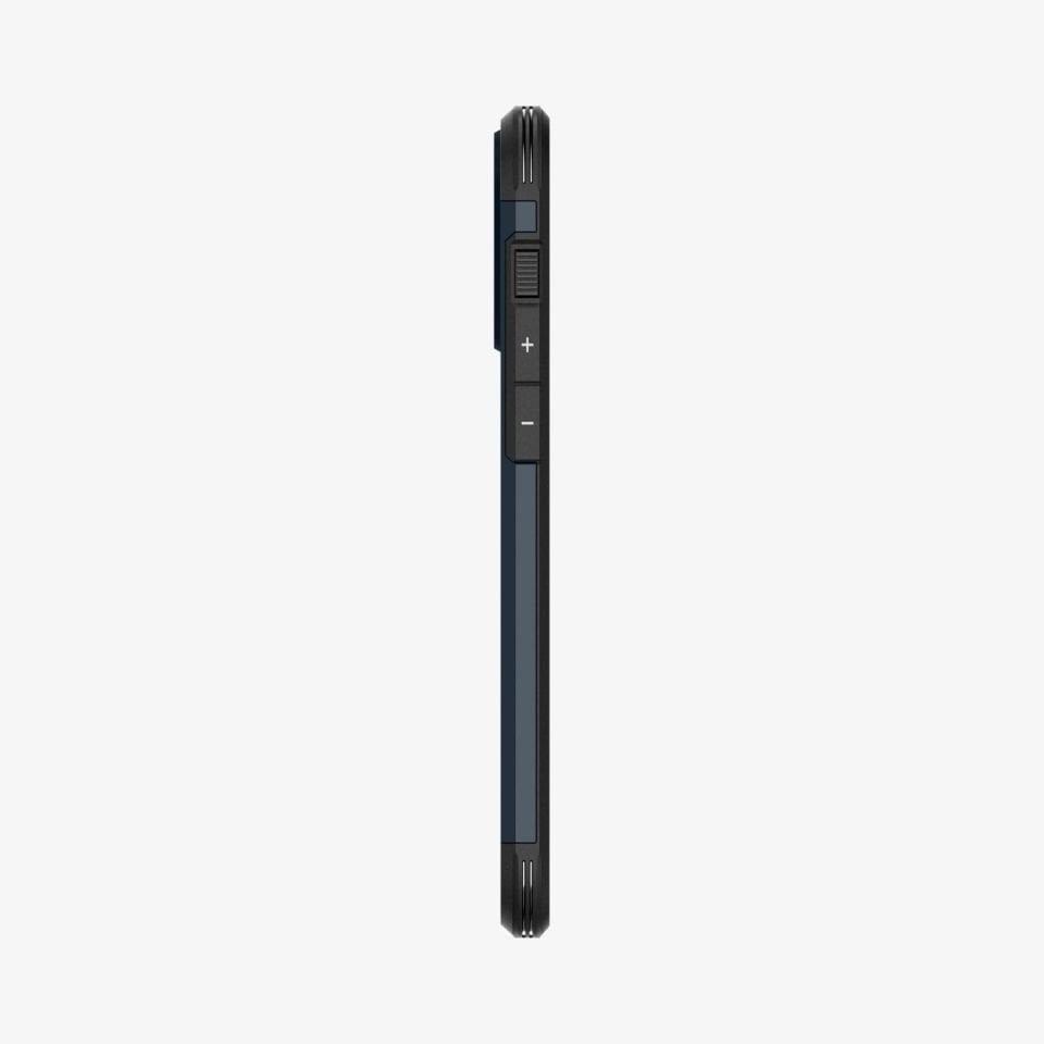 iPhone 15 Pro Max Kılıf, Spigen Tough Armor Magfit (Magsafe Uyumlu) Metal Slate