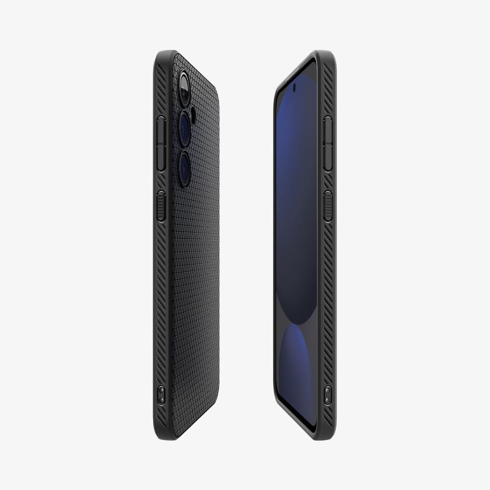 Spigen Galaxy S24 FE Kılıf Liquid Air Matte Black