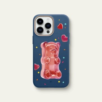iPhone 14 Pro Max Kılıf, Ciel by UltraColor Mag Giant Gummy (MagSafe Uyumlu) Denim Blue