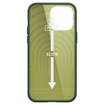 Spigen Caseology iPhone 14 Pro Kılıf Nano Pop 360 + Cam Ekran Koruyucu (2 Adet) Avo Green