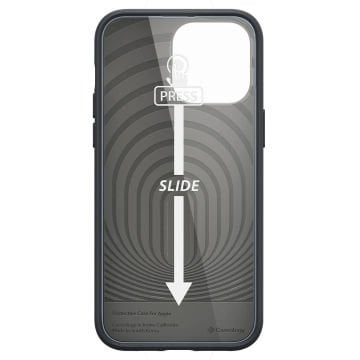 Spigen Caseology iPhone 14 Pro Kılıf Nano Pop 360 + Cam Ekran Koruyucu (2 Adet) Black Sesame