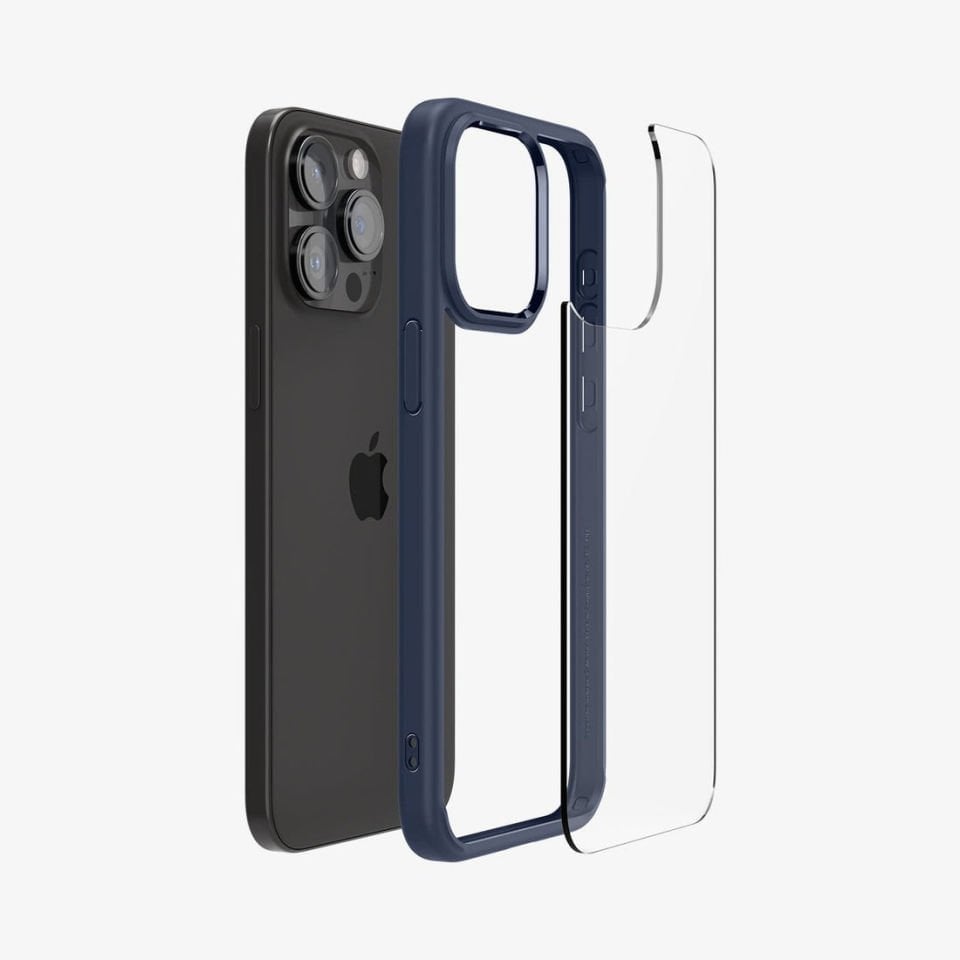 iPhone 15 Pro Max Kılıf, Spigen Ultra Hybrid Navy Blue
