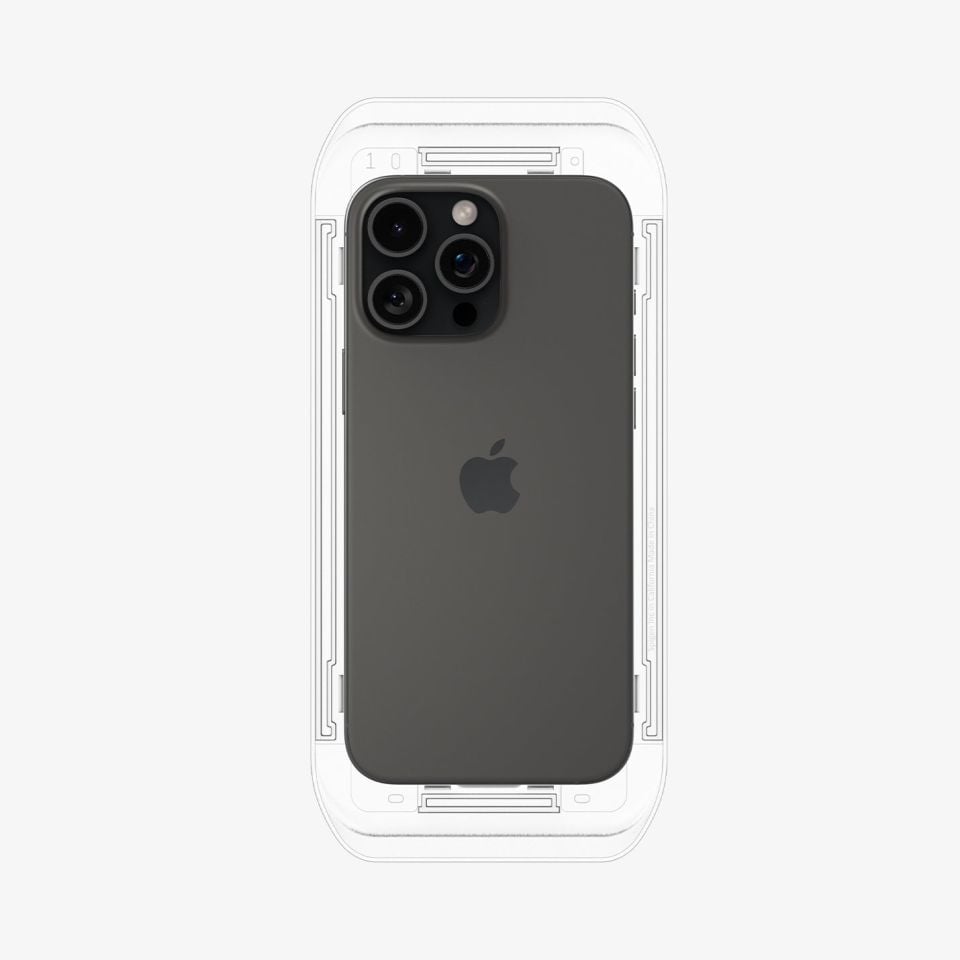 Spigen iPhone 16 Pro Max Hayalet Cam Ekran Koruyucu Kolay Kurulum Glas.tR EZ Fit Privacy (2 Adet)
