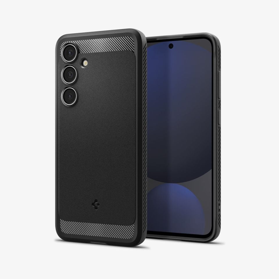 Spigen Galaxy S24 FE Kılıf Rugged Armor Matte Black