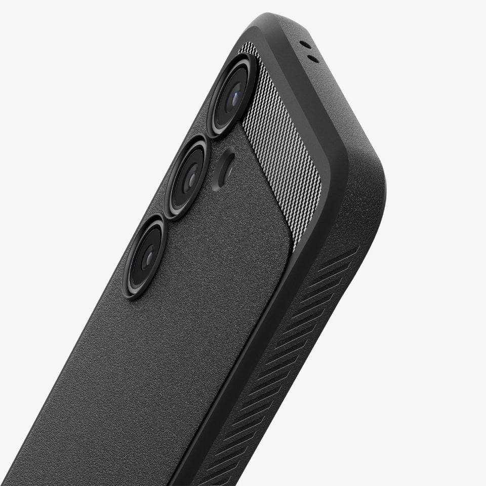 Spigen Galaxy S24 FE Kılıf Rugged Armor Matte Black