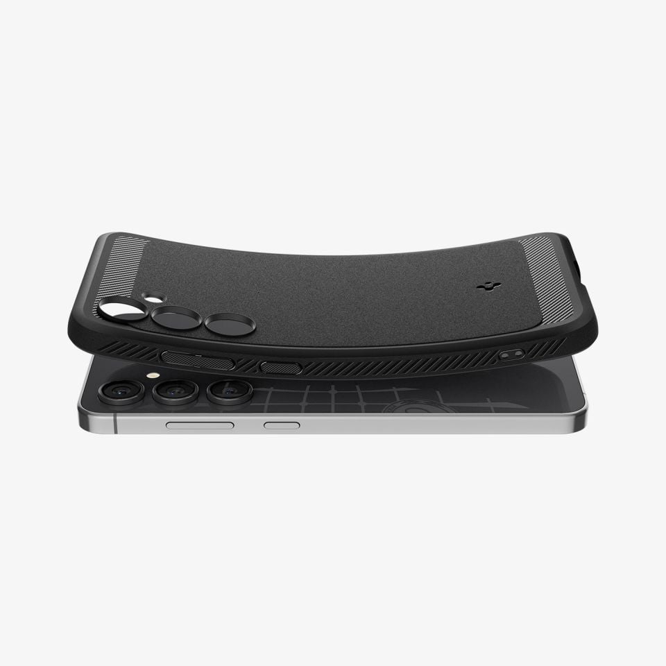 Spigen Galaxy S24 FE Kılıf Rugged Armor Matte Black