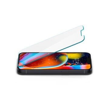 Spigen Apple iPhone 17e / 16e / 14 /13 Pro / 13 Cam Ekran Koruyucu Kolay Kurulum GLAS.tR EZ Fit Slim HD (2 Adet)