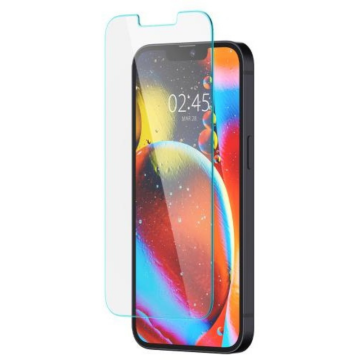 Spigen Apple iPhone 17e / 16e / 14 /13 Pro / 13 ile Uyumlu Cam Ekran Koruyucu Kolay Kurulum GLAS.tR EZ Fit AntiBlue HD (2 Adet)