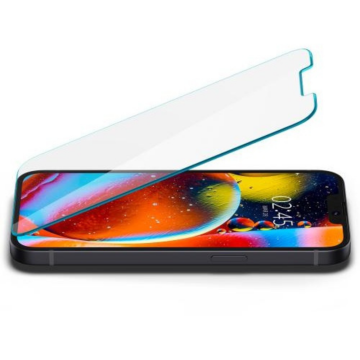 Spigen Apple iPhone 17e / 16e / 14 /13 Pro / 13 ile Uyumlu Cam Ekran Koruyucu Kolay Kurulum GLAS.tR EZ Fit AntiBlue HD (2 Adet)