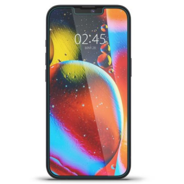 Spigen Apple iPhone 17e / 16e / 14 /13 Pro / 13 ile Uyumlu Cam Ekran Koruyucu Kolay Kurulum GLAS.tR EZ Fit AntiBlue HD (2 Adet)