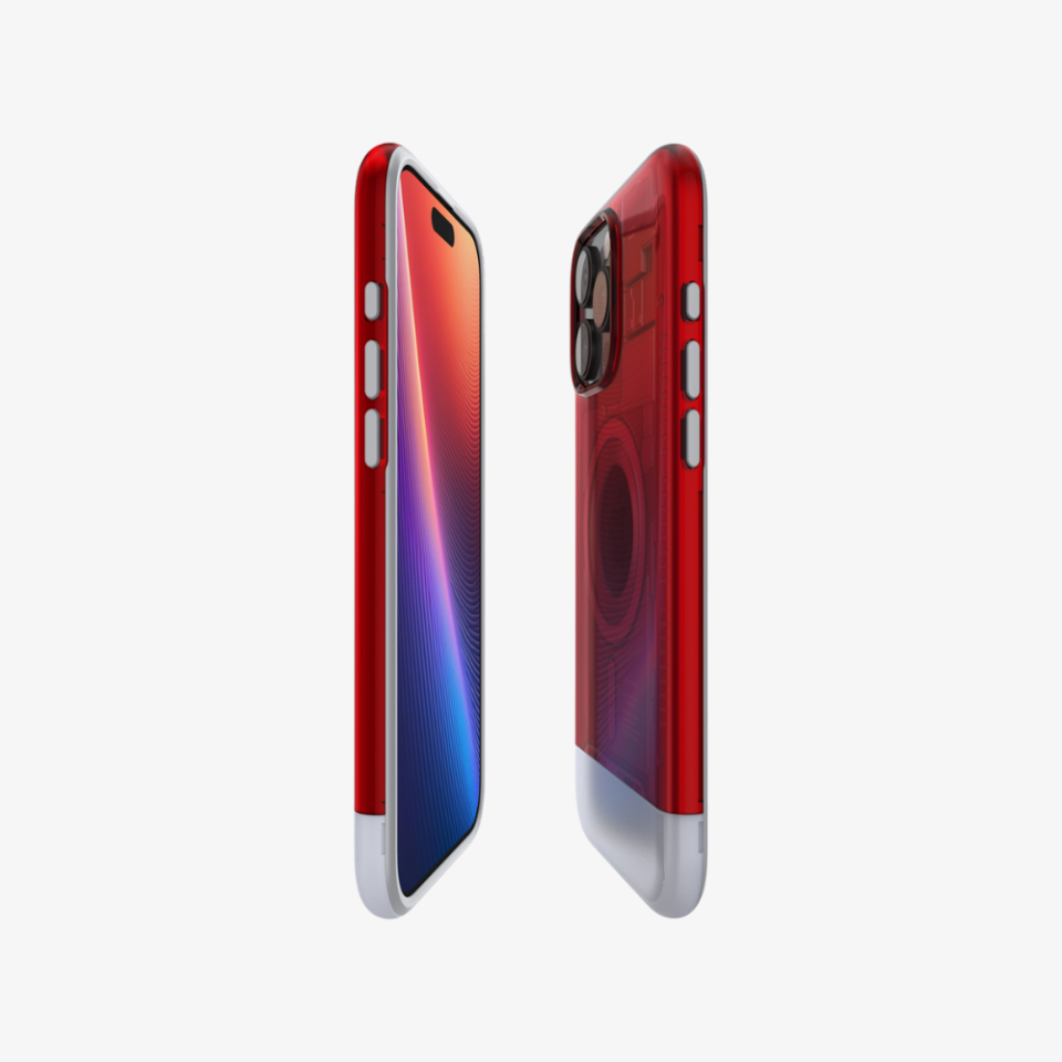 Spigen iPhone 16 Pro Max Kılıf Classic C1 MagFit MagSafe Özellikli Ruby