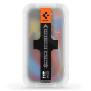Spigen Apple iPhone  14 / 13 / 16e / 13 Pro Cam Ekran Koruyucu Kolay Kurulum Glas.tR EZ Fit AntiBlue HD AntiBlue HD Mavi Işık (2 Adet)
