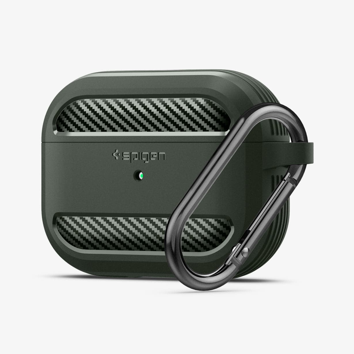 AirPods Pro Kulaklık Kılıf, Spigen Rugged Armor Military Green