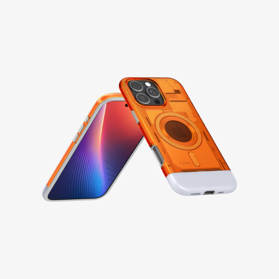 Spigen iPhone 16 Pro Max Kılıf Classic C1 MagFit MagSafe Özellikli tangerine
