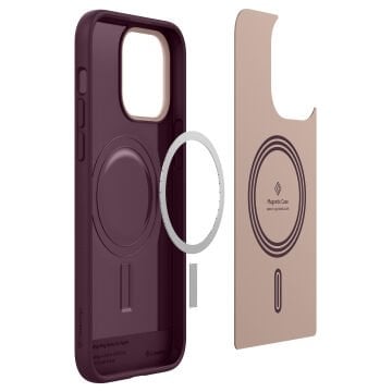 iPhone 14 Pro Kılıf, Caseology Nano Pop Mag (MagSafe Uyumlu) Burgundy Bean
