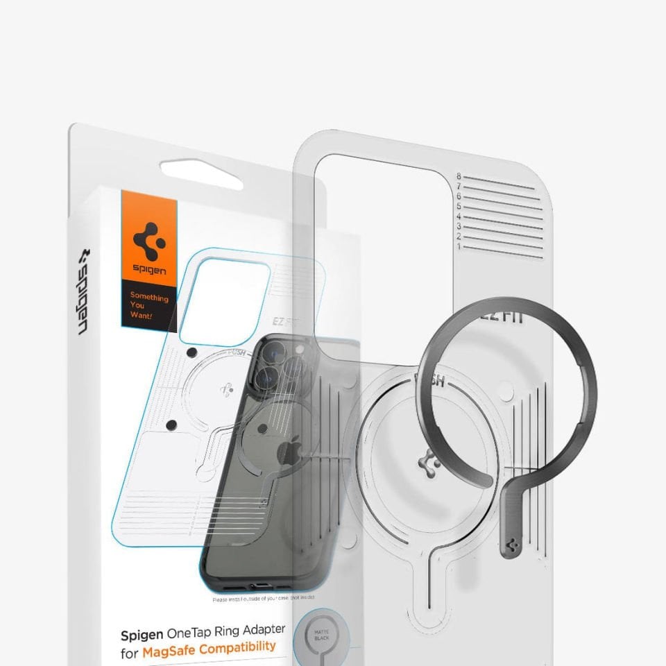 Spigen iPhone için MagSafe Özelliği Kazandırma Aparatı Metal Ring Plate MagFit