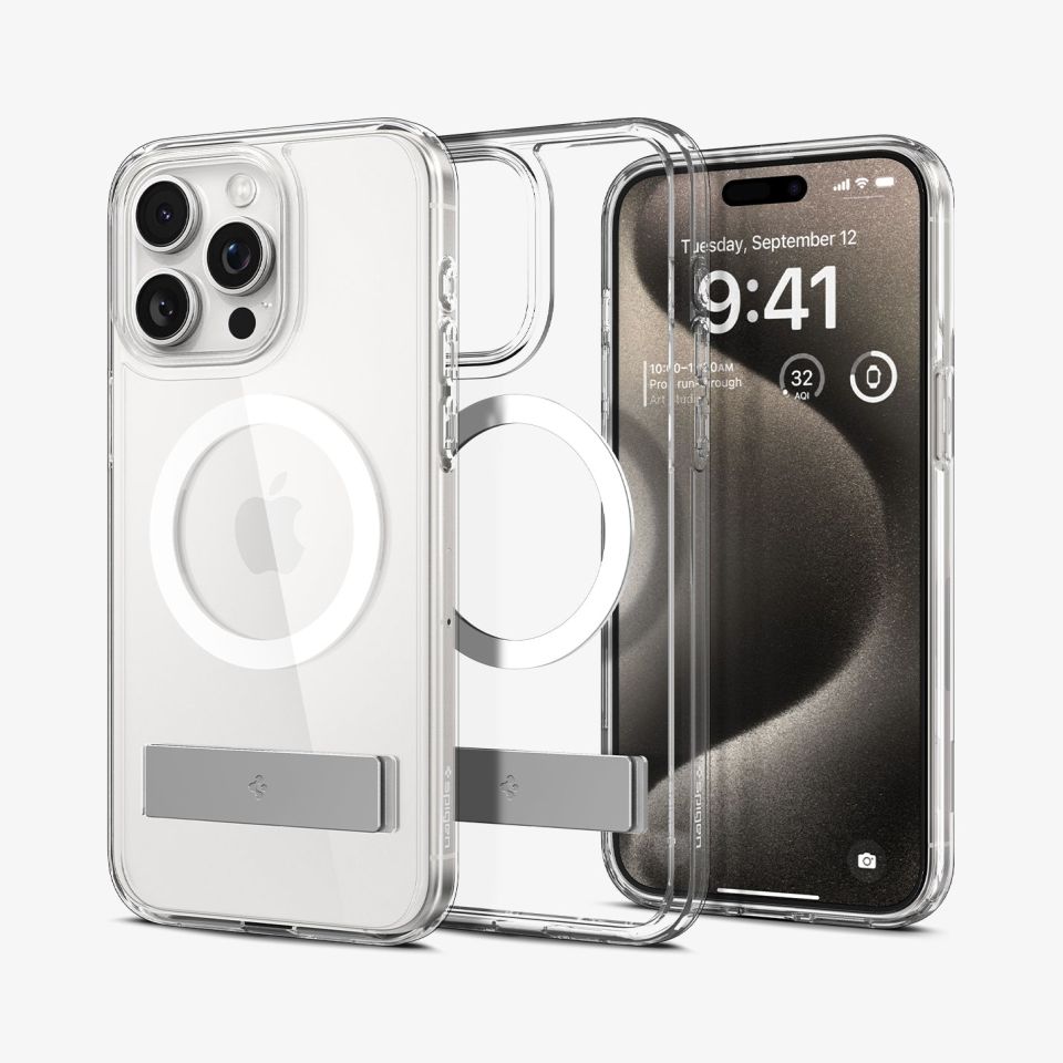 iPhone 15 Pro Max Kılıf, Spigen Ultra Hybrid S Magfit (MagSafe Uyumlu)