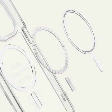 iPhone 14 Pro Max Kılıf, Ciel by Cyrill Shine Mag Clear Glitter Feeling Forecast (MagSafe Uyumlu)
