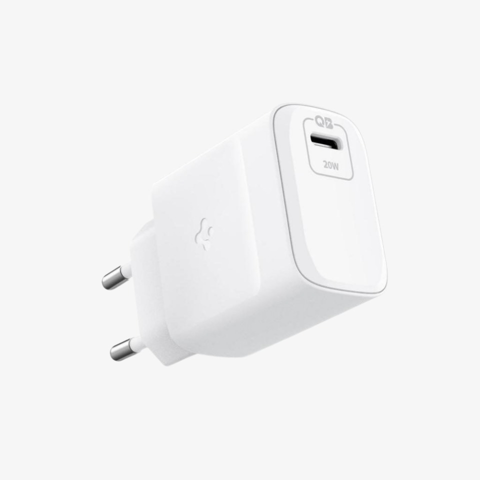 Spigen 20W USB-C Güç Adaptörü - Hızlı Şarj Aleti iPhone & Android & iPad Type-C